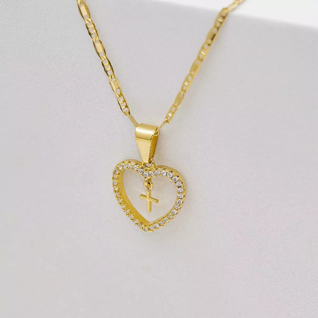 D Corazon Circonias + Cruz Mini