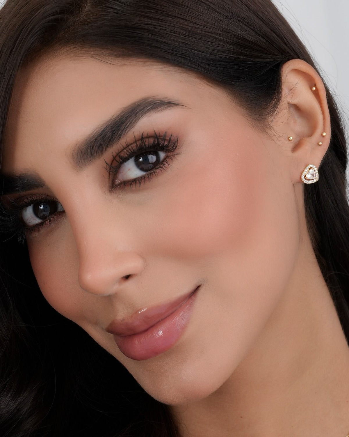 Aretes Amore Halo 9 mm