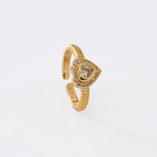 Anillo Cristal Love Ajustable