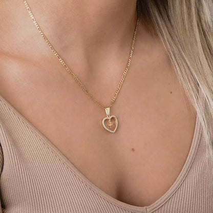 D Corazon Circonias + Cruz Mini
