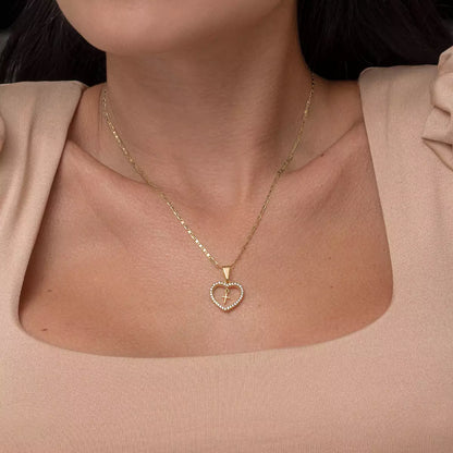 D Corazon Circonias + Cruz Mini