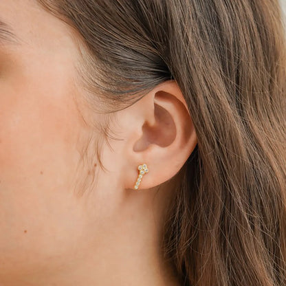 Aretes Old Key 1.2 Cms