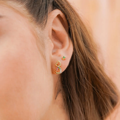Aretes Double Free Love