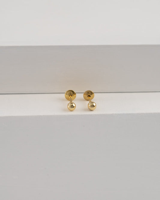 Arete Balin 3 Mm — Oro Laminado