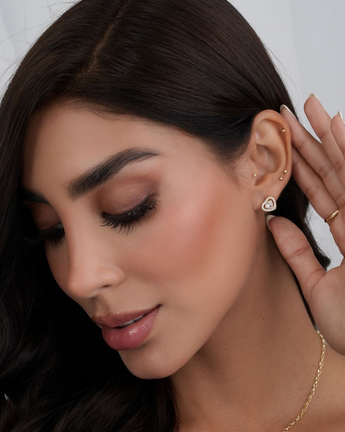 Aretes Amore Halo 9 mm