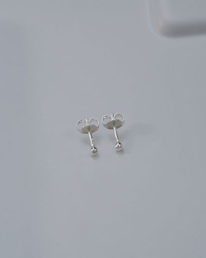 Aretes Topo Balin #2 en plata.