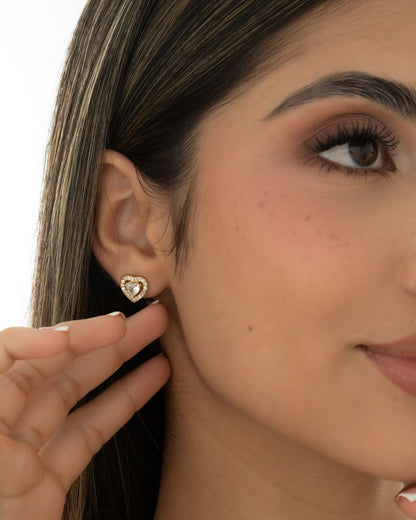 Aretes Amore Halo 9 mm
