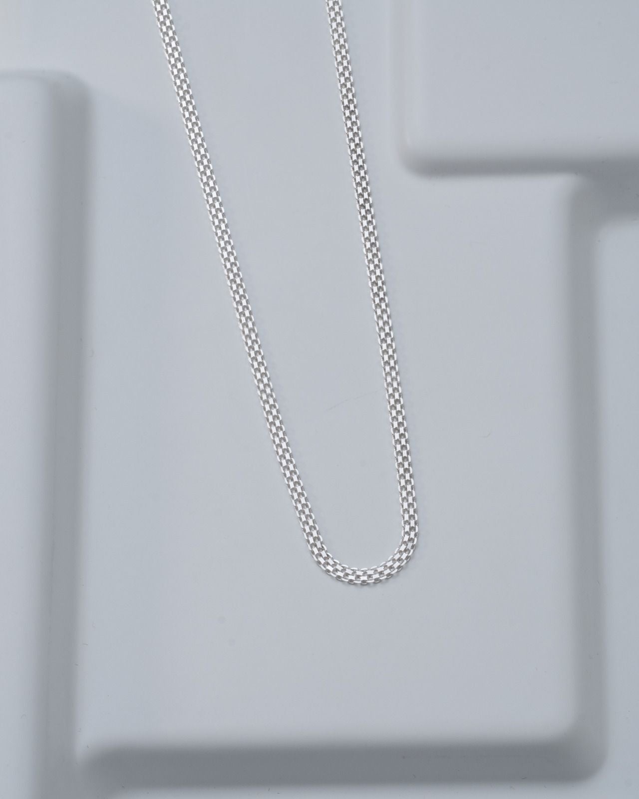Cadena China 3 mm 65 Cms en plata