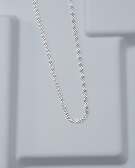 Cadena China 3 mm 65 Cms en plata