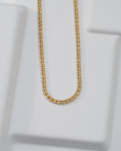 Cadena ICE GOLD  2L IT 65 Cms base plata
