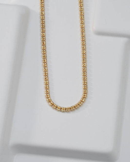 Cadena ICE GOLD  2L IT 65 Cms base plata