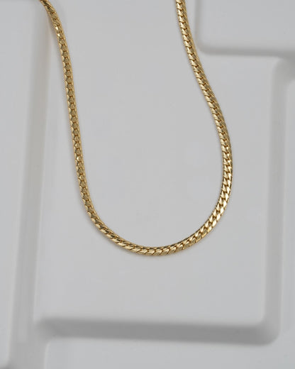 Cadena tejido Serpiente 4 mm 65 Cms