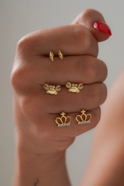 Aretes Crab Circonias
