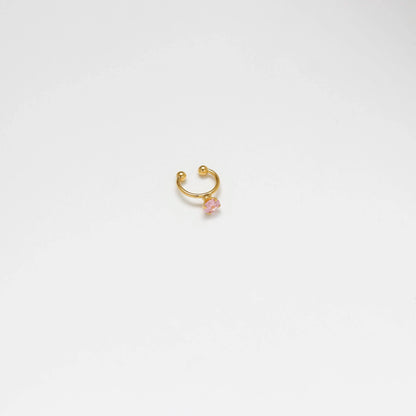 Aretes Pearcing fake 1.4cm ROSADO