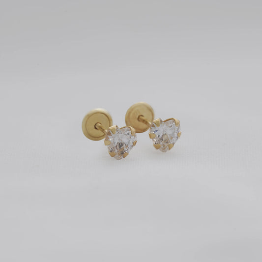 Aretes Topo Amour SB 5 mm
