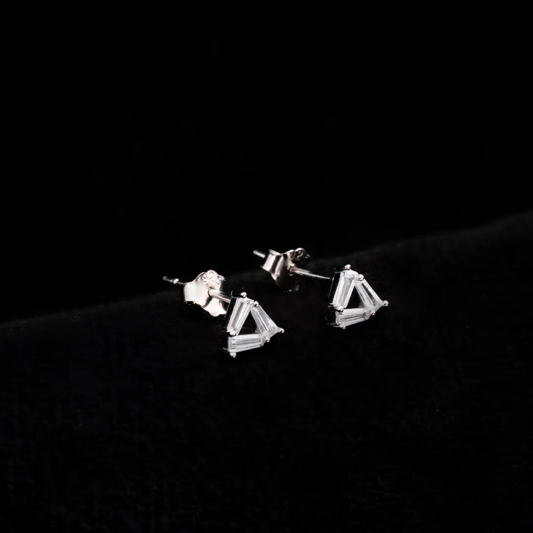 Arete Triangle Crystal 4 mm - Plata