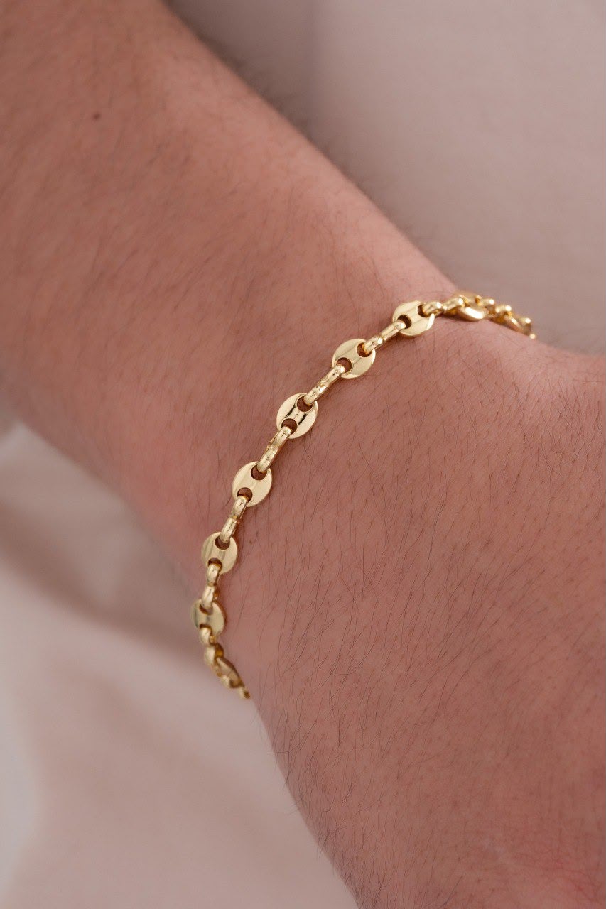 Pulsera Gci 20 Cms — Oro Laminado