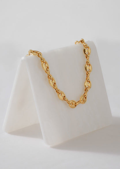 Pulsera Gci 20 Cms — Oro Laminado