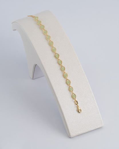 Pulseras Sweet Lemon 16 Cms + Extensor — Oro Laminado