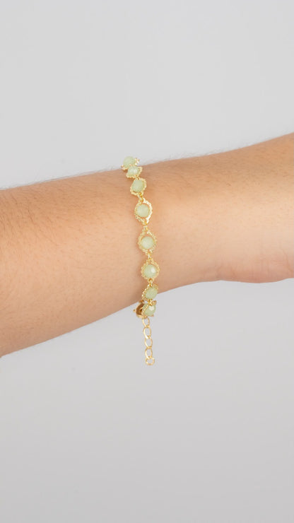 Pulseras Sweet Lemon 16 Cms + Extensor — Oro Laminado
