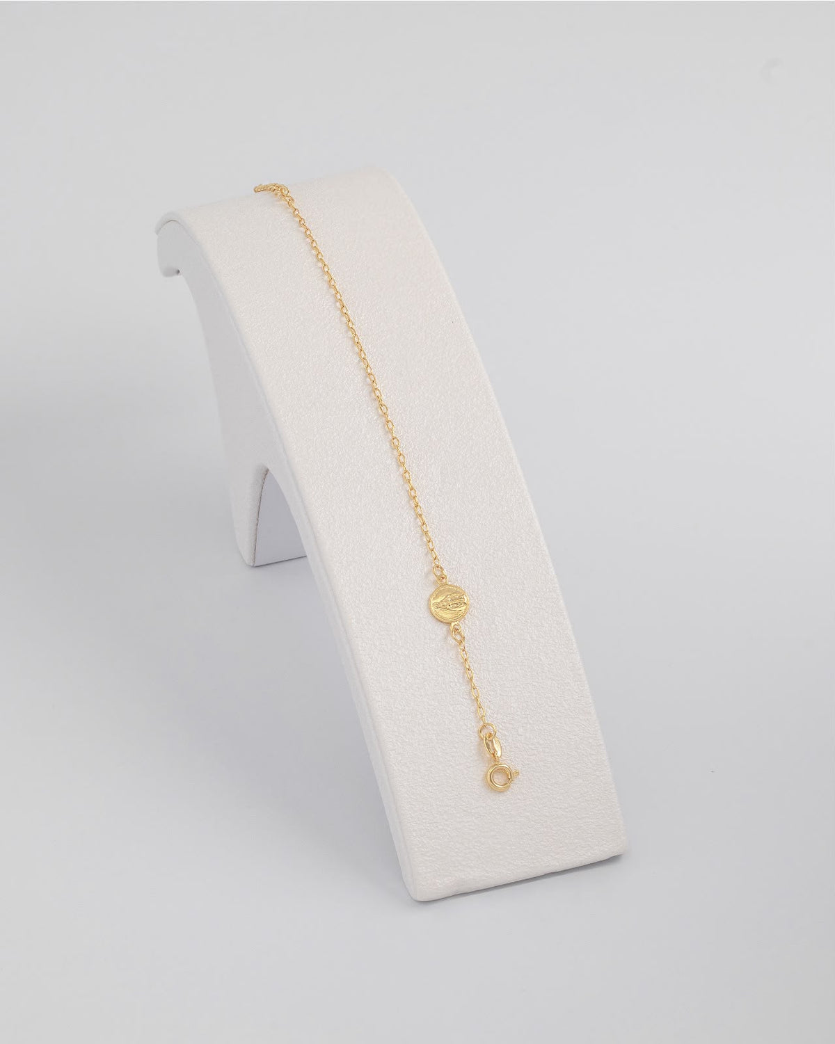 Pulsera Virgen Milagrosa 16.5 Cms Extensor — Oro Laminado