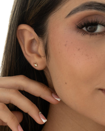 Aretes topo Quadra Crystal 4mm