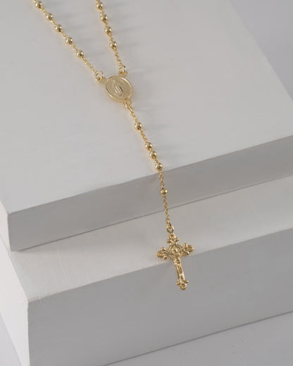 Rosario IT Balin 2,5 mm 45 Cms — Oro Laminado
