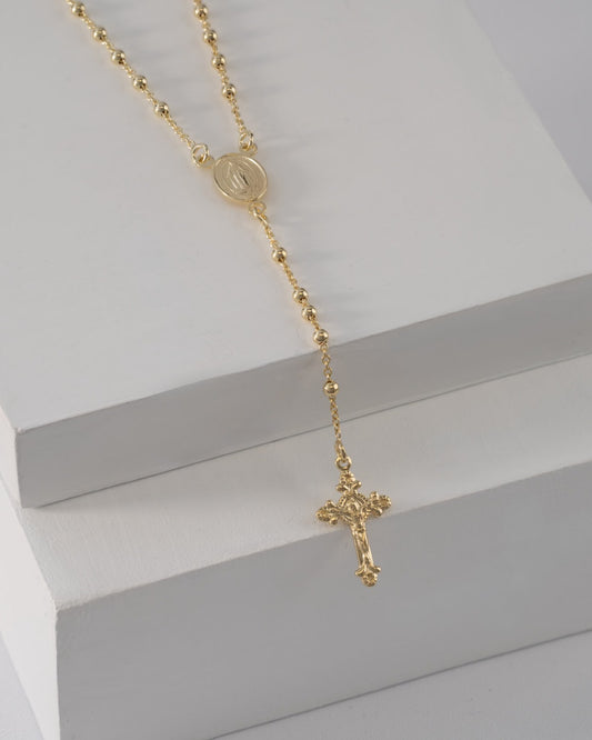 Rosario IT Balin 2,5 mm 45 Cms — Oro Laminado