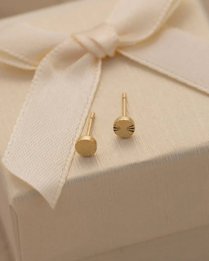 Aretes Sol Redondo 4 mm