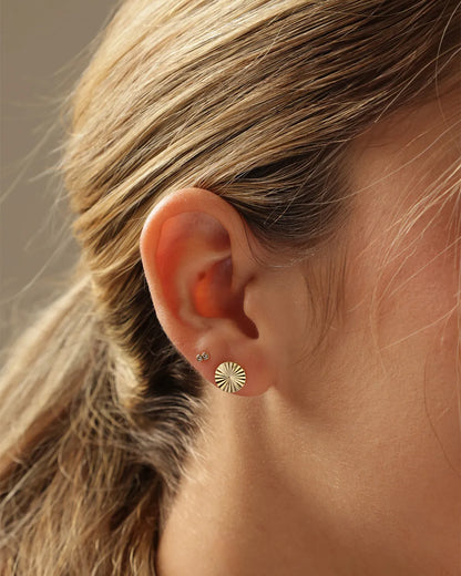 Aretes Sol redondo 8mm