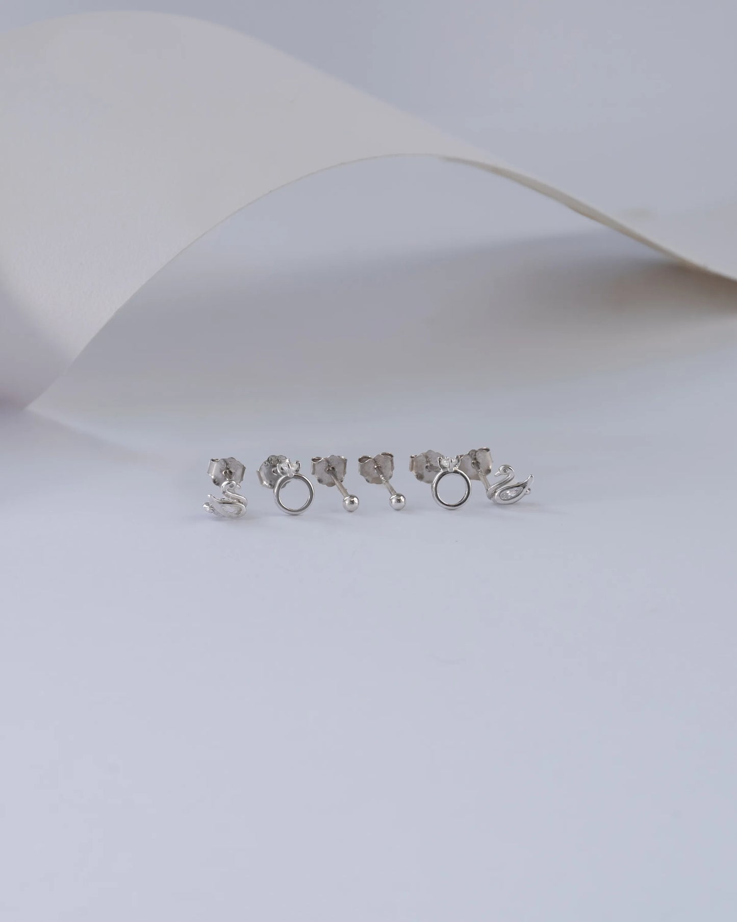 Aretes Topo Knot 7 mm en plata 925