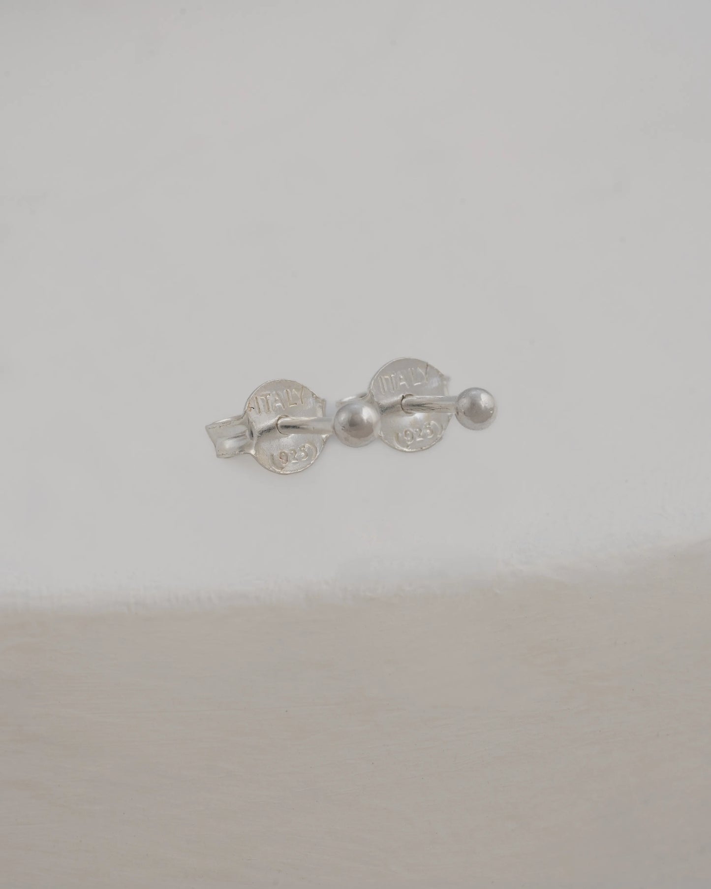 Aretes Topo Balin #2 en plata.